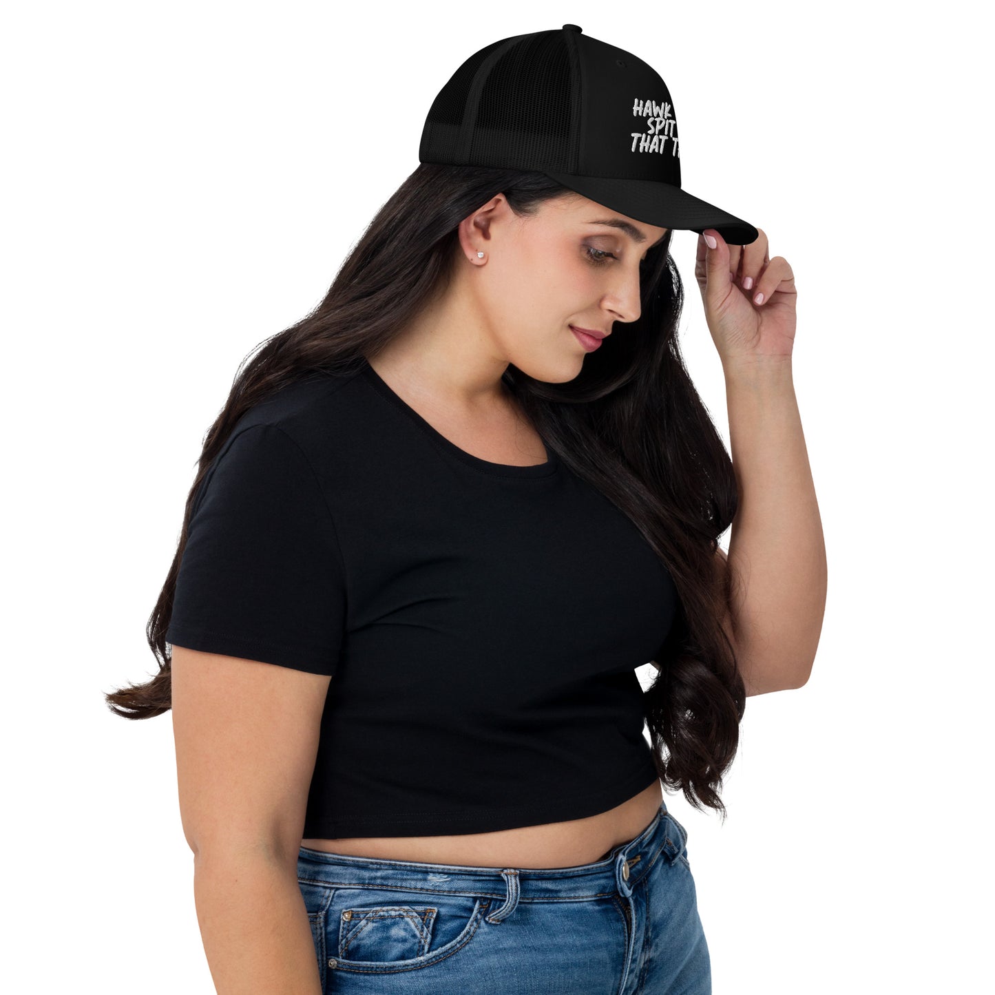 "Hawk Tuah Spit On That Thang" Trucker Hat #2 (Chaos Collection)