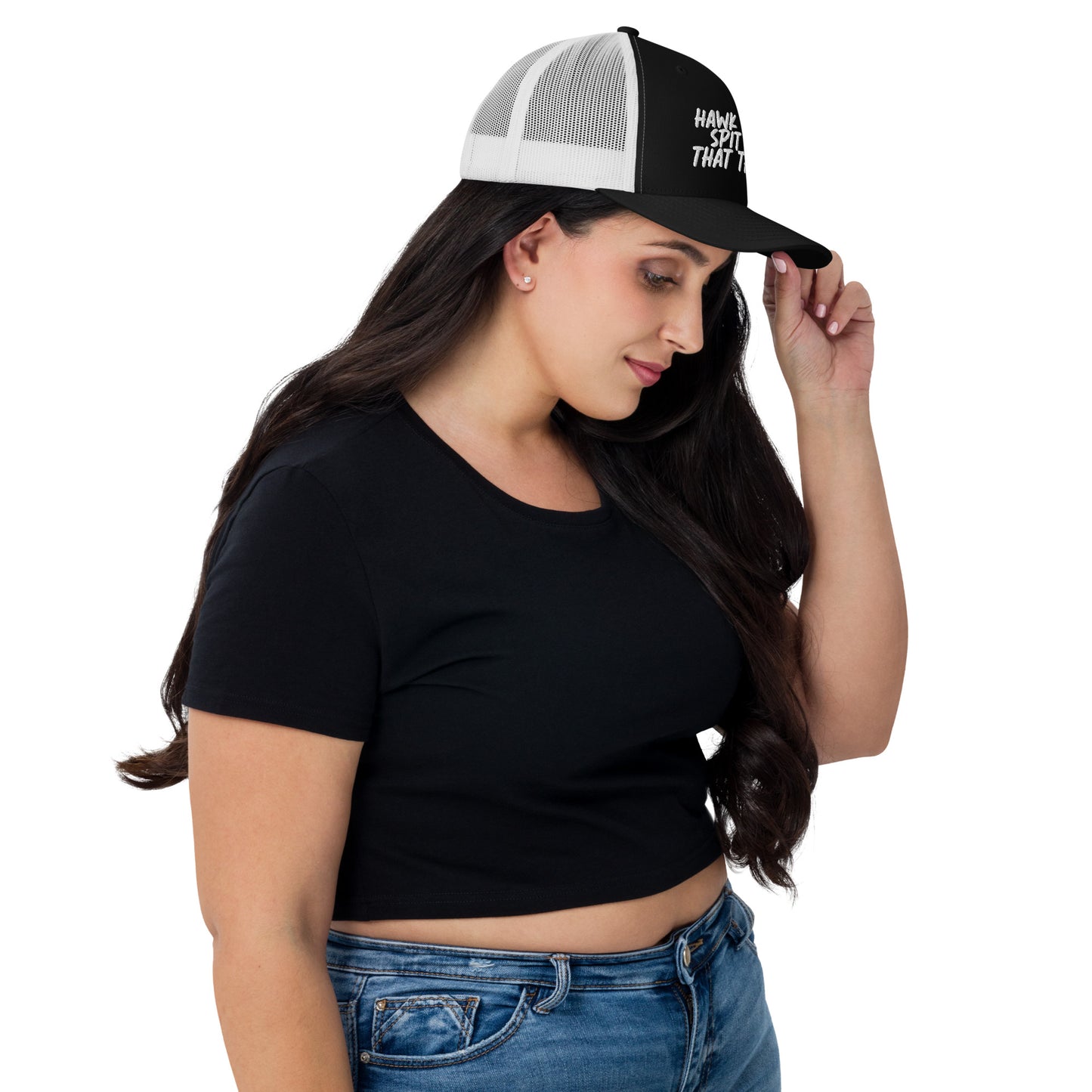 "Hawk Tuah Spit On That Thang" Trucker Hat #2 (Chaos Collection)