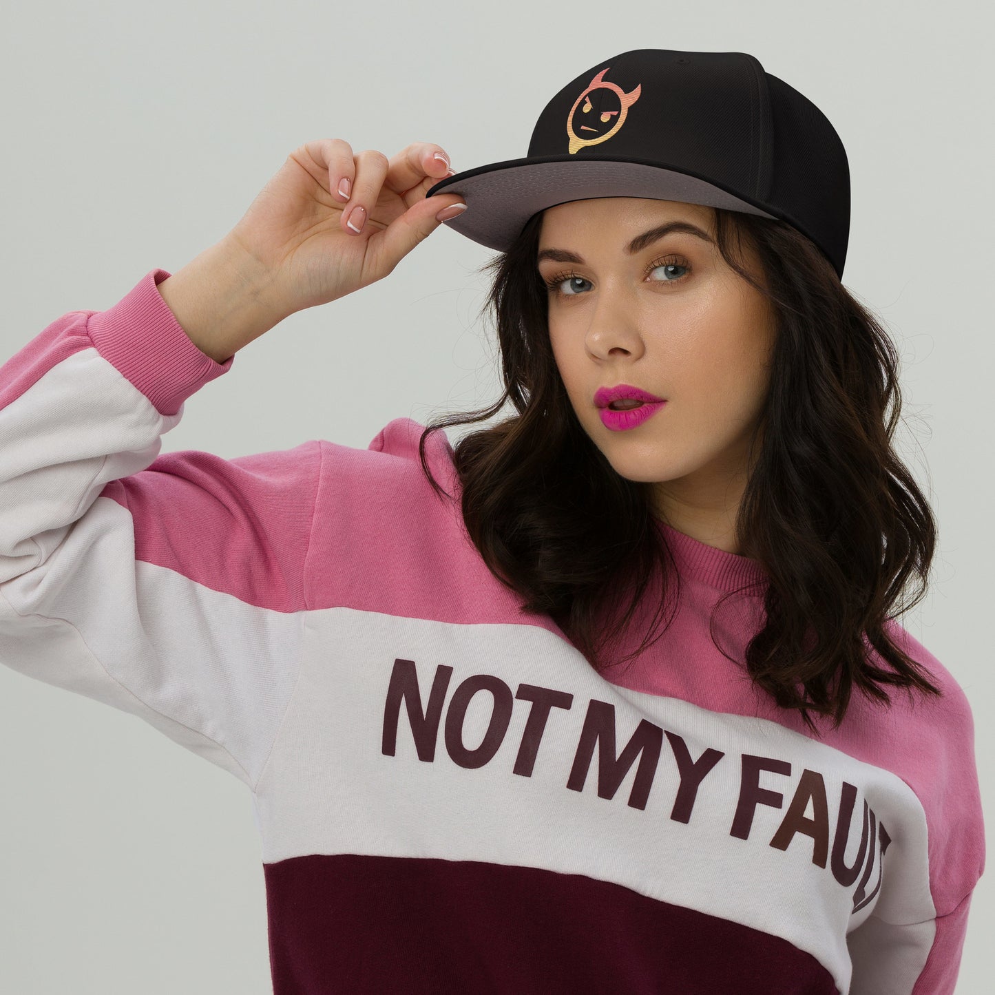 The "Diablo" Snapback in Marmalade Sky (Hot AF Snapback Collection)