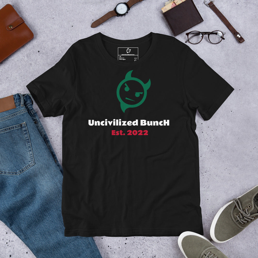 "La Raza Tee" #1 In Green, White & Red (La Raza Collection)