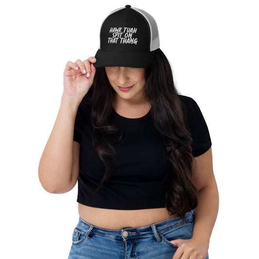 "Hawk Tuah Spit On That Thang" Trucker Hat #2 (Chaos Collection)