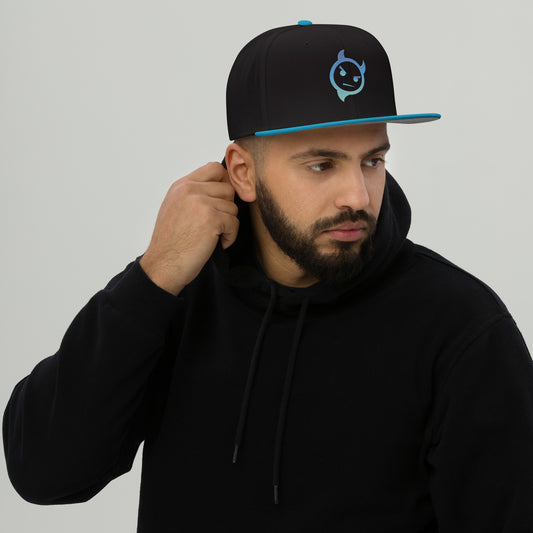 The "Diablo" Snapback in Aqua Abyss (Hot AF Snapback Collection)