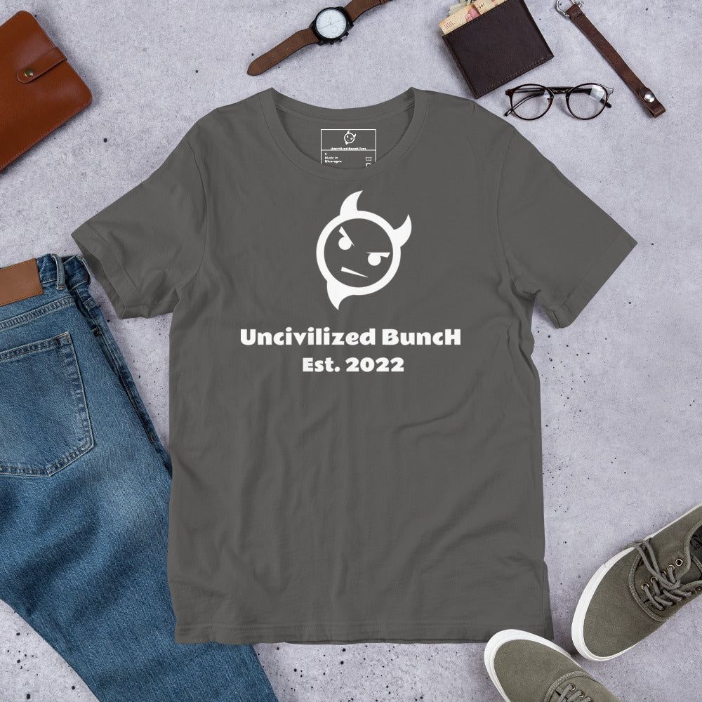 The Official "Uncivilized BuncH Tee" in Whiteout (Hot AF Collection)