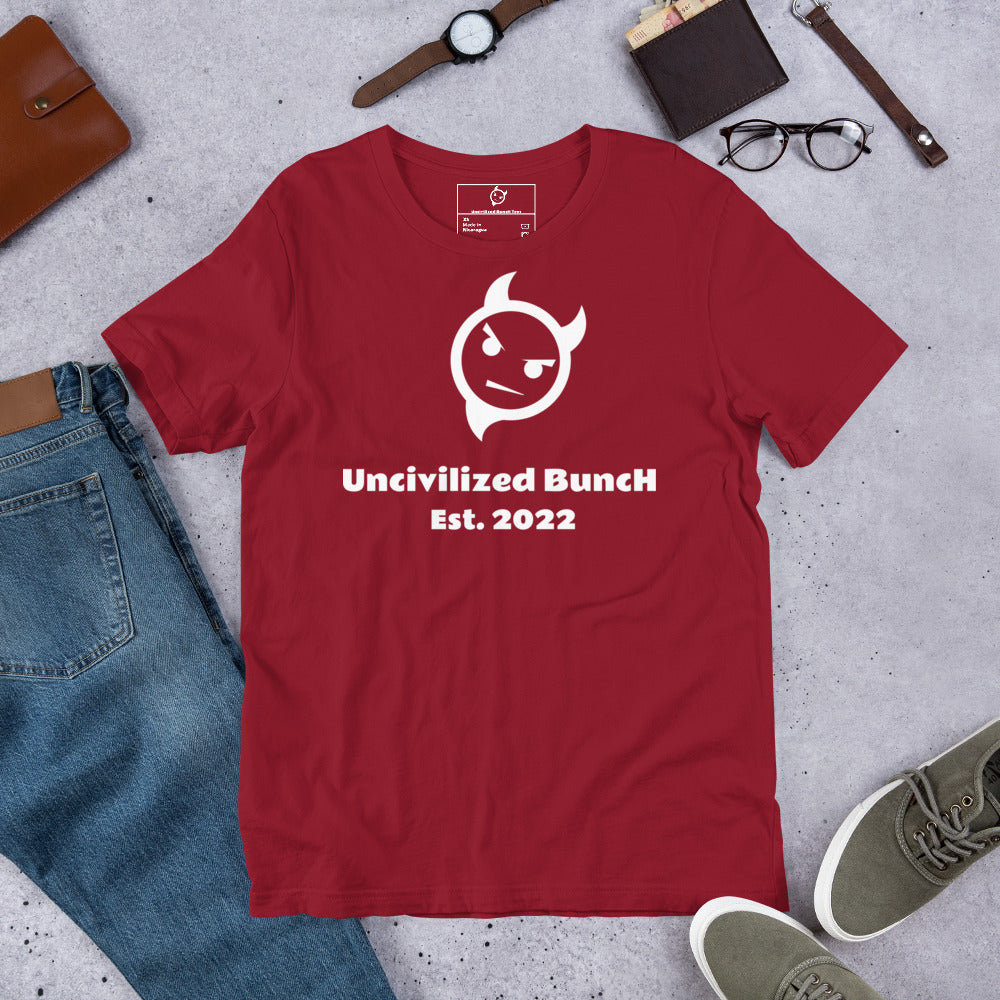 The Official "Uncivilized BuncH Tee" in Whiteout (Hot AF Collection)