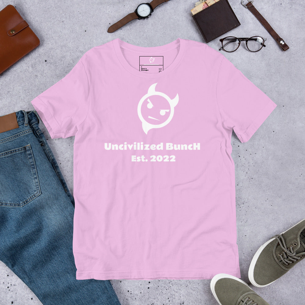 The Official "Uncivilized BuncH Tee" in Whiteout (Hot AF Collection)
