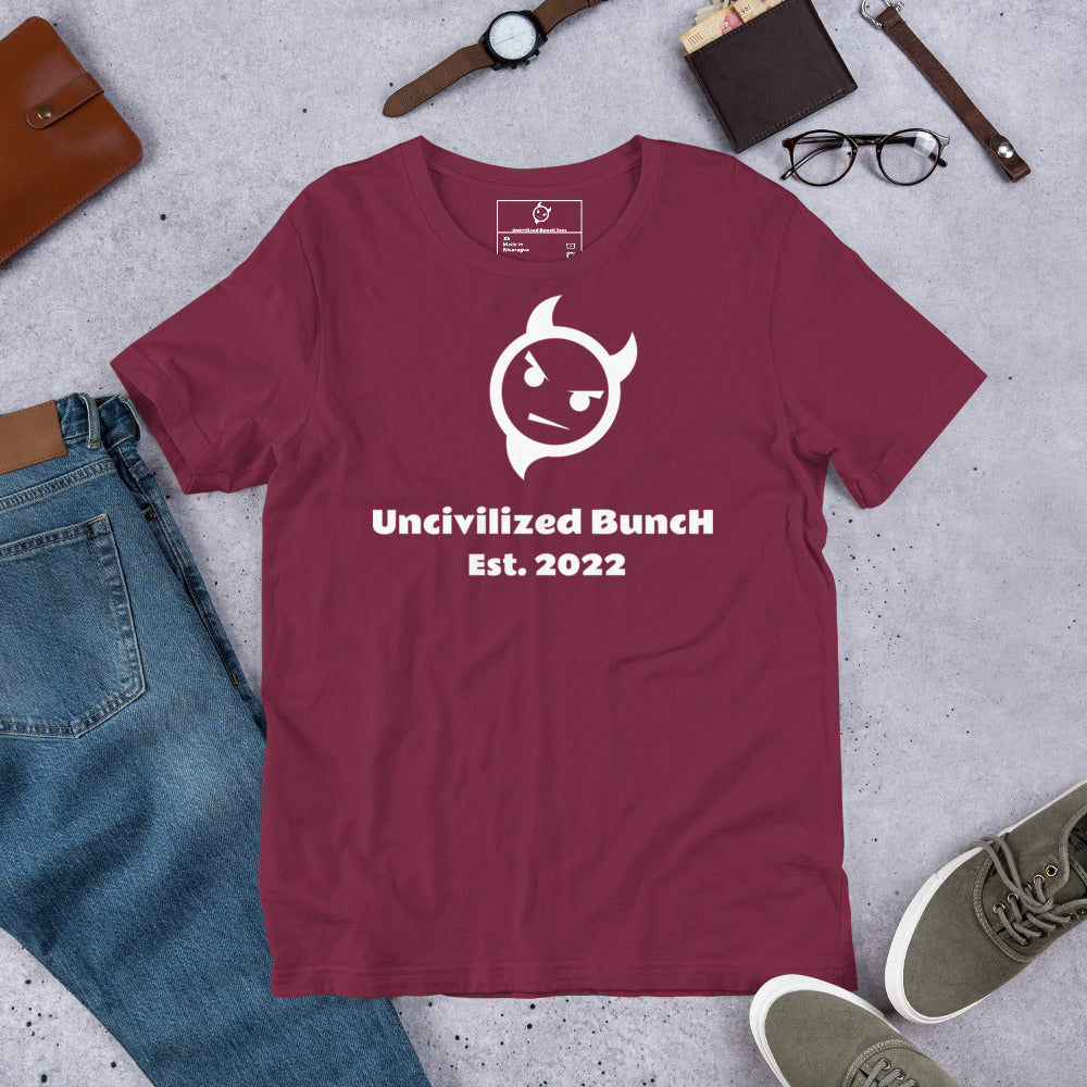 The Official "Uncivilized BuncH Tee" in Whiteout (Hot AF Collection)