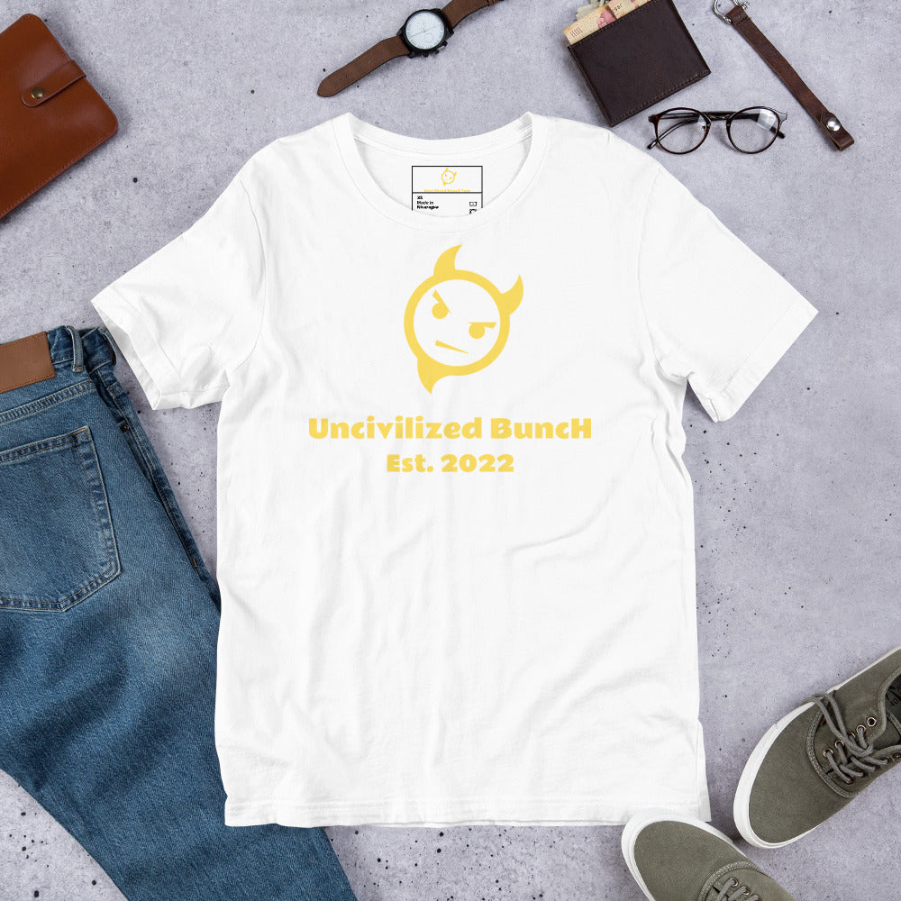 The Official "Uncivilized BuncH Tee" in Lemon Drop (Hot AF Collection)