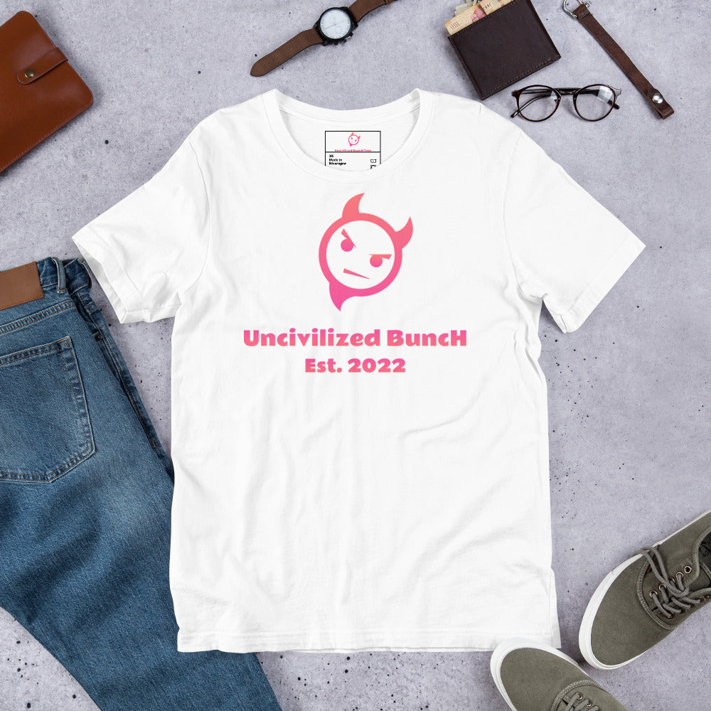The Official "Uncivilized BuncH Tee" in Psychedelic Sunset (Hot AF Collection)