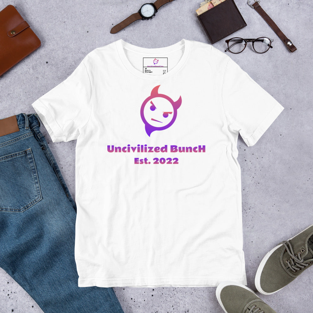 The Official "Uncivilized BuncH Tee" in Intergalactic Violet (Hot AF Collection)