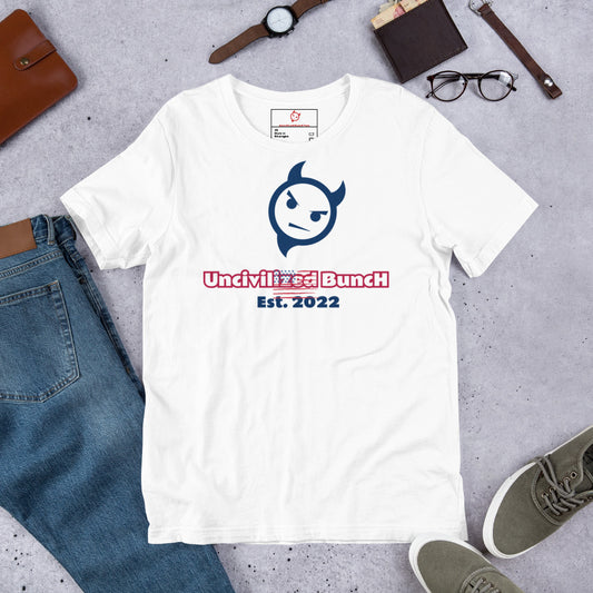 "Americana Tee" #4 In Red, White & Blue (Americana Collection)